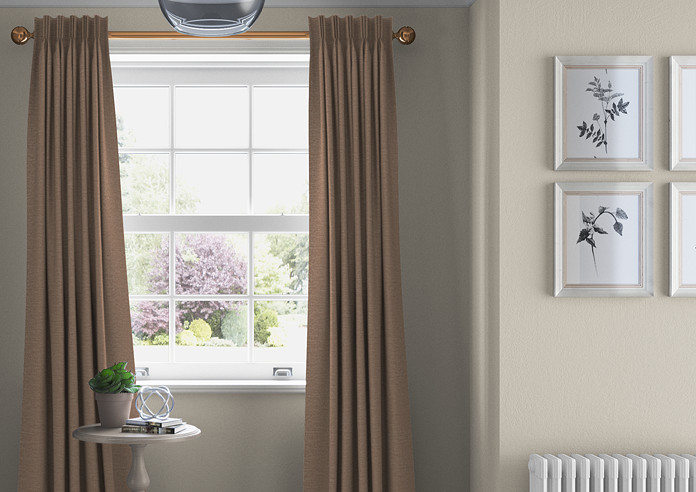 Maurice, Caramel - Made to Measure Curtains - Image 3